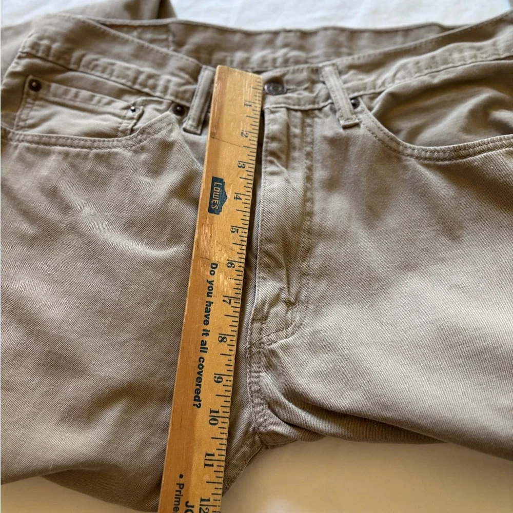Levi’s 505 Men’s 34x32 Tan Straight Leg Jeans - Picture 8 of 13